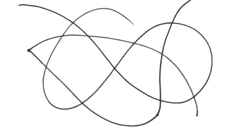 Drawing lines aka Neurographic Art is a great way to vent your emotions. Shown are a few curvy lines drwn with a black marker
